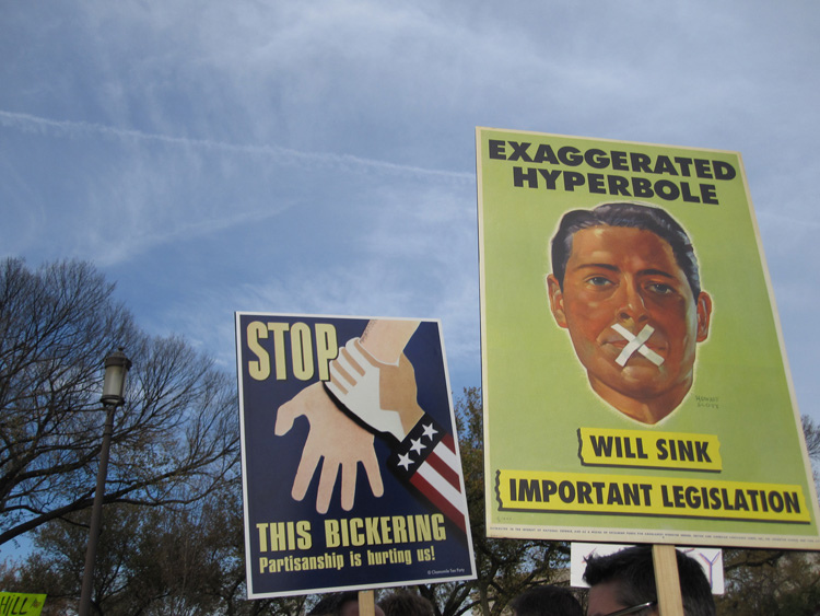 exaggerated hyperbole will sink important legislation