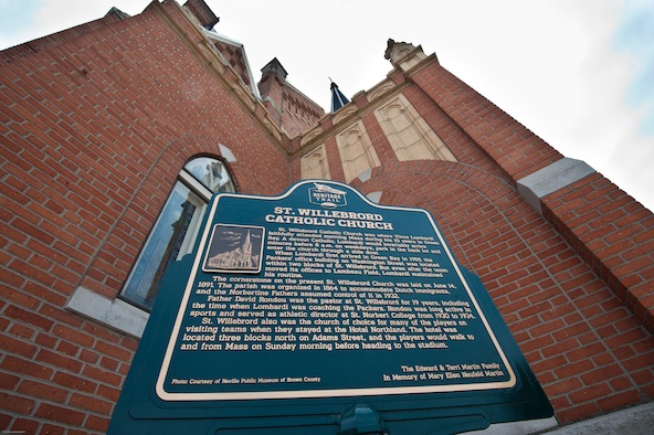 CHURCH PART OF WALKING TOUR FOR GREEN BAY PACKERS FOOTBALL