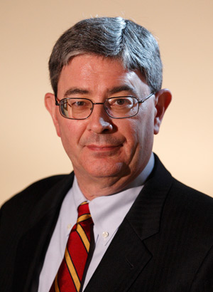 George Weigel, a U.S. biographer of Pope John Paul II who will speak at Xavier College Preparatory Jan. 26, is pictured in Rome Jan. 12, 2011.