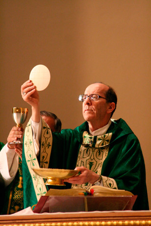Bishop Thomas J. Olmsted celebrated the Jan. 21 Martin Luther King Jr. Mass at St. Mary's Basilica. 
