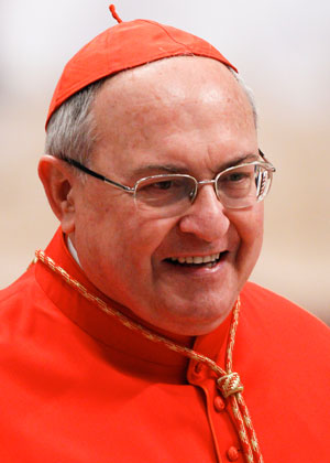 Argentine Cardinal Leonardo Sandri, prefect of the Congregation for Eastern Churches, is eligible to vote in the upcoming conclave. He is pictured in a 2010 file photo. (CNS photo/Paul Haring)