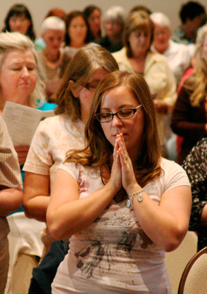 Faithful Catholic women from across the Diocese of Phoenix attended the annual Women's Conference March 16 at St. Bernard of Clairvaux Parish in Scottsdale. (Ambria Hammel/CATHOLIC SUN)