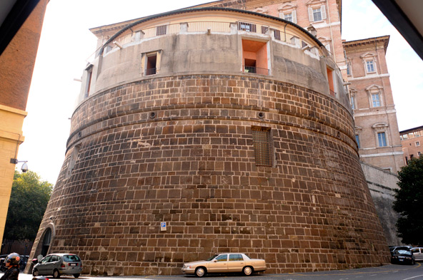 The Institute for the Works of Religion, popularly known as the Vatican bank, is seen in a 2009 photo. Amid widespread speculation about a complete and quick reorganization of Vatican departments and rumors in the Italian media that Pope Francis was goin g to close the Vatican back, a top Vatican official told everyone to calm down. (CNS photo/L'Osservatore Romano via Catholic Press Photo)