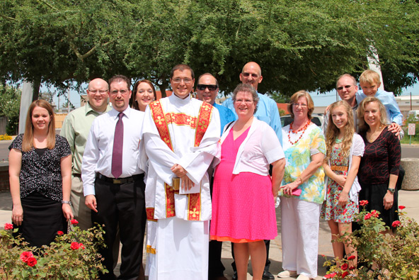 Newly ordained deacon Scott Sperry will serve as a deacon locally this summer and then in his final year of seminary. (Ambria Hammel/CATHOLIC SUN)