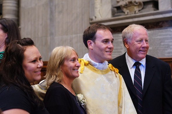 Kevin Grimditch, a seminarian for the Diocese of Phoenix, was ordained a deacon Oct. 3 in Rome. He is in his final year of preparation for the priesthood. (PNAC Photo Services)