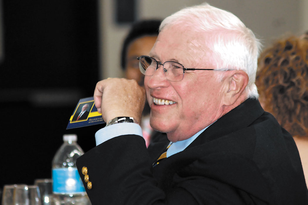 Gary Brown’s nearly 25 years of service at the helm of Catholic Cemeteries and Mortuaries has ended, but not before friends, family, clergy and colleagues bid him farewell at a Mass and dinner June 20. (Joyce Coronel/CATHOLIC SUN)