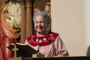 Sr. Kateri Mitchell is executive director of the Tekakwitha Conference and a member of the Mohawk Nation and a Sister of St. Anne. (Ambria Hammel/CATHOLIC SUN)