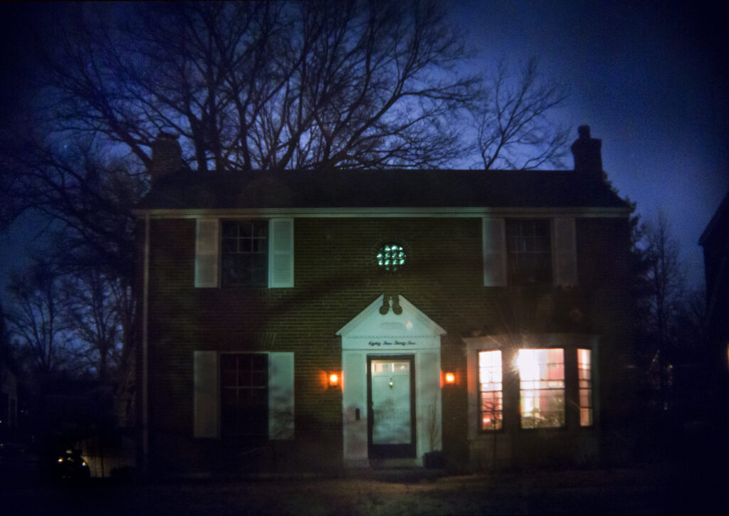 An exorcism took place in this Bel-Nor neighborhood home in Saint Louis, Mo., in 2013. The Vatican June 13 formally recognized an international association of exorcists founded by Pauline Father Gabriele Amorth, an Italian priest renowned for his work in dispelling demons. (CNS photo/Jim Lo Scalzo, EPA)