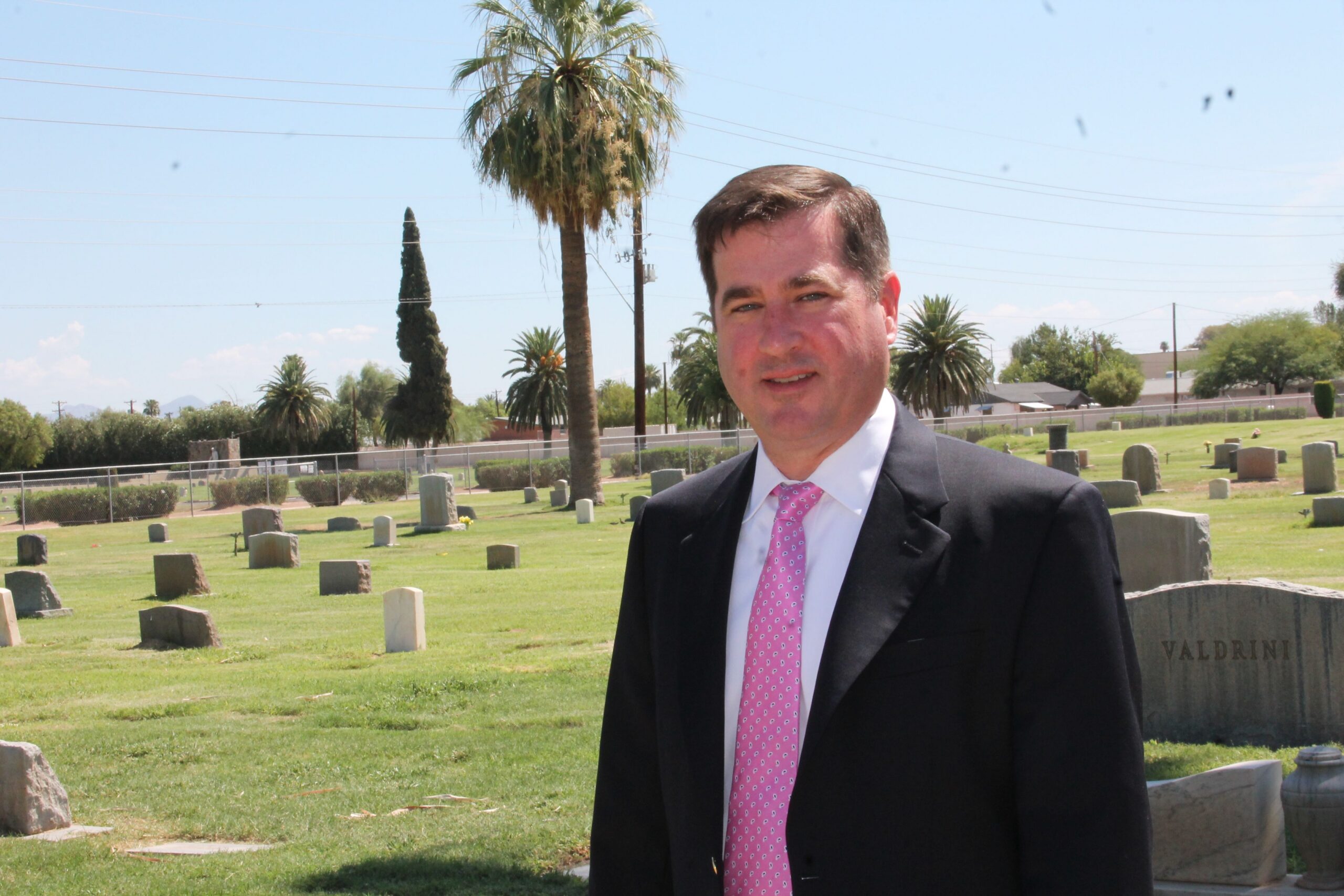 Joe Lange is the new CEO of Catholic Cemeteries and Mortuaries. (Joyce Coronel/CATHOLIC SUN)