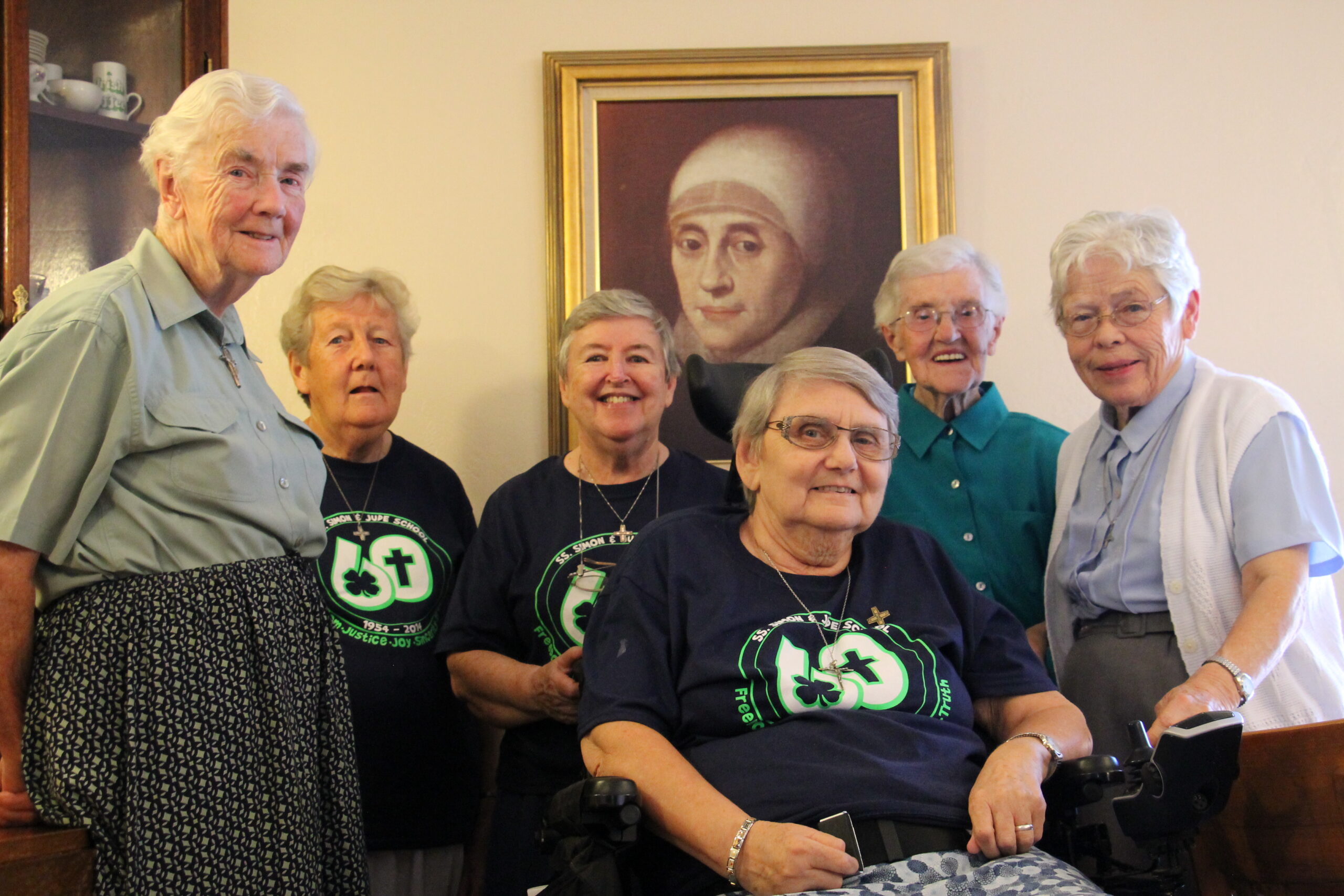 Loreto sisters, including Sisters Augustine Dempsey, Mary Roche, Christine Gilsenan, Gabrielle Marry, Teresita Ryan and Elizabeth Carey pictured Oct. 1, have met a variety of pastoral needs in the Diocese of Phoenix for 60 years. (Ambria Hammel/Catholic Sun)