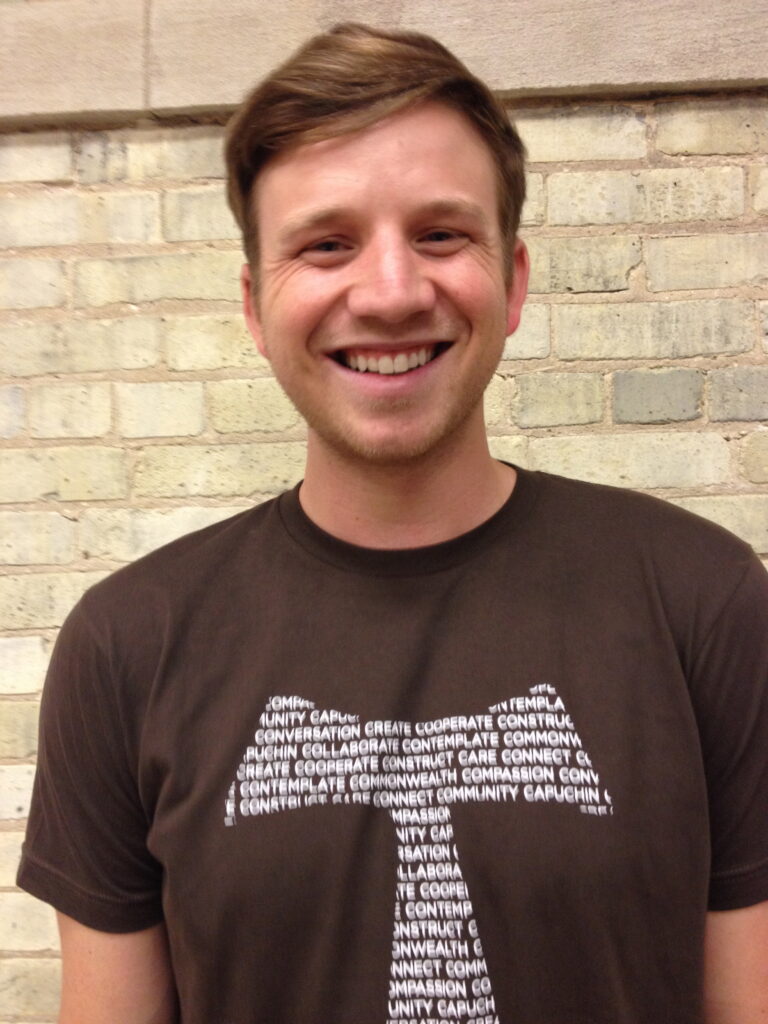 Grant Goodman is one of 16 men and women who dedicated the academic year to the Capuchin Franciscan Volunteer Corps. His ministry is based on Milwaukee. (courtesy photo)