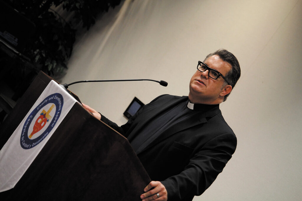 Fr. Greg Schlarb is vicar for Stewardship in the Diocese of Phoenix and oversees the Charity and Development Appeal. The CDA supports over 70 community and charitable organizations that assist individuals and families in need or in crisis. (Ambria Hammel/CATHOLIC SUN)