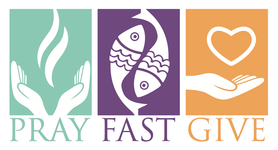 The three traditional pillars of Lent are prayer, fasting and almsgiving. In the Latin-rite church, Lent begins with Ash Wednesday, Feb. 18 this year. (CNS graphic/Nancy Wiechec)