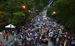 Pilgrims in San Salvador take part in a procession May 22 as part of events leading up to the May 23 beatification of Archbishop Oscar Romero. (CNS photo/Lissette Lemus) 