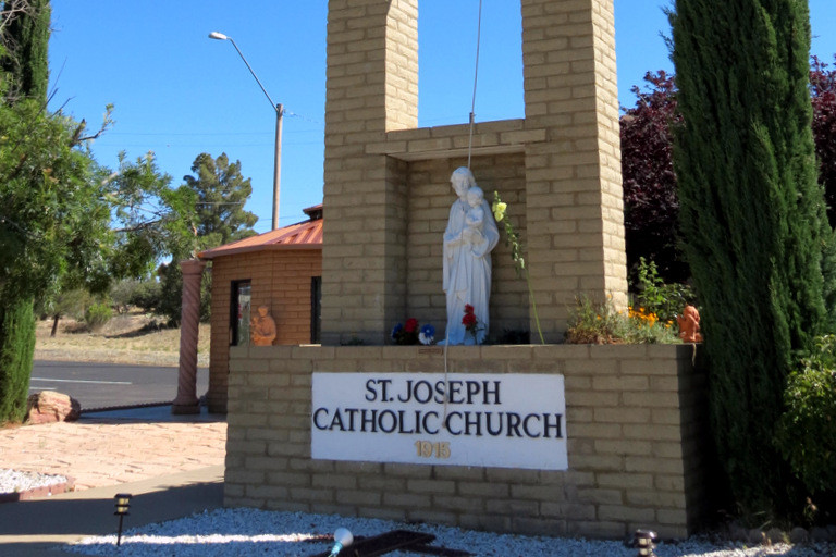 St. Joseph Mission in Mayer celebrated its centennial with a Mass on June 7. (Photo courtesy of Carla Foster)