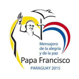 This is the official logo for the July 10-12 visit of Pope Francis to Paraguay. (CNS photo) 