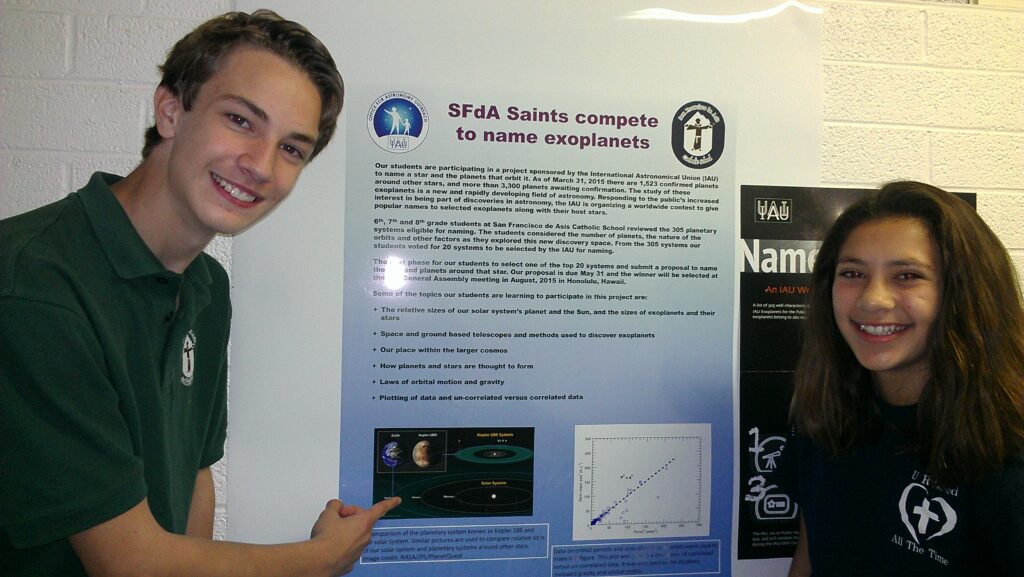 San Francisco de Asís students show off (courtesy photo)