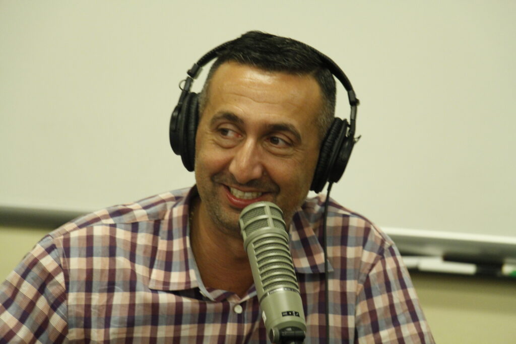 Lino Rulli, "The Catholic Guy," recorded his show in Phoenix while on the road Dec. 10. (Ambria Hammel/CATHOLIC SUN)
