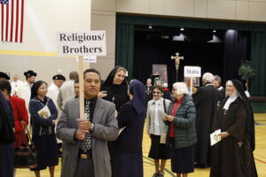 Women and men religious gather for a procession leading to the blessing of the Holy Doors for the Year of Mercy Dec. 13. (Ambria Hammel/CATHOLIC SUN)