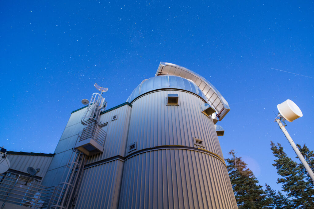 The Vatican Advanced Technology Telescope (VATT) is located on Mt. Graham, Arizona. (Photo courtesy of Katie Bannan Steinke, Vatican Observatory Foundation)